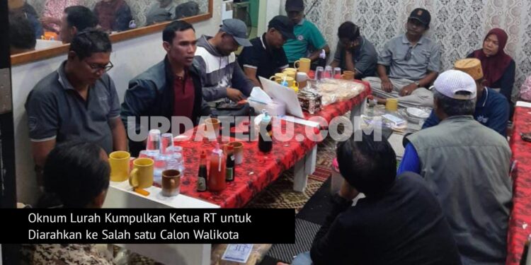 Heboh!!! Diduga Oknum Lurah Kumpulkan Ketua RT Diduga untuk Diarahkan ke Cawako Maulana