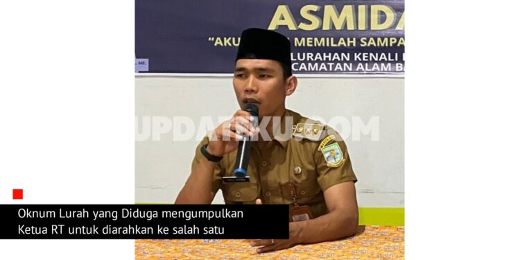 Oknum Lurah Kota Jambi Bantah Politik Praktis, Muncul Foto Diduga Blanko Dukungan Cawako Maulana
