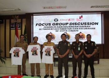 Kejari Negeri Cimahi Gelar FGD Bersama  Camat dan Lurah SeKota Cimahi.