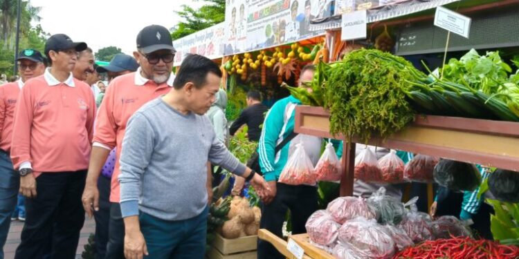 Meriah!!! Sambut HUT Jambi Ke 68 Gubernur Jambi Buka Pasar Tani dan Lomba Tangkap Belut