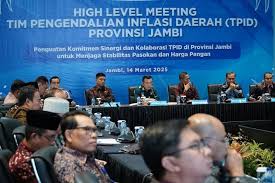 Al Haris Pimpin High Level Meeting Tim Pengendalian Inflasi Daerah (TPID) Provinsi Jambi 2025