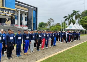 Jelang HUT RI Ke-80, Paskibra Kota Jambi Mulai Jalani Latihan