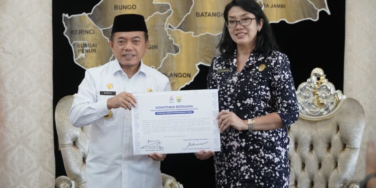 Dorong Reformasi Birokrasi, Gubernur Al Haris dan BKN Regional VII Sepakati Implementasi Sistem Merit dan Manajemen Talenta
