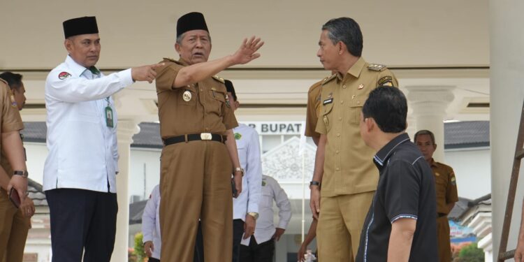 Wagub Sani Tinjau Persiapan Lokasi MTQ Ke-54 Tingkat Provinsi Jambi di Kabupaten Muara Jambi
