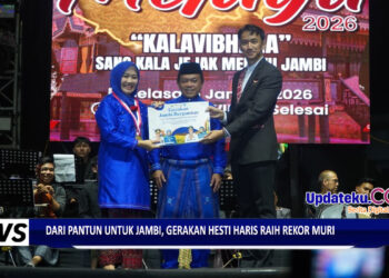 Dari Pantun untuk Jambi, Gerakan Hesti Haris Raih Rekor MURI