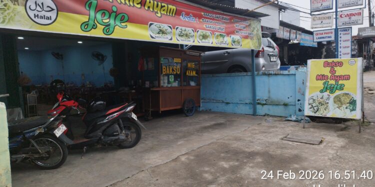 Pencinta Kuliner Jambi, Mie Ayam Bakso JEJE Perumnas Jadi Pilihan Tepat