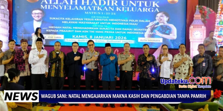 Wagub Sani: Natal Mengajarkan Makna Kasih dan Pengabdian Tanpa Pamrih