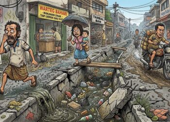 Warga Jalan H. A. Ronisani Kota Jambi Keluhkan Drainase Rusak yang Tak Kunjung Diperbaiki