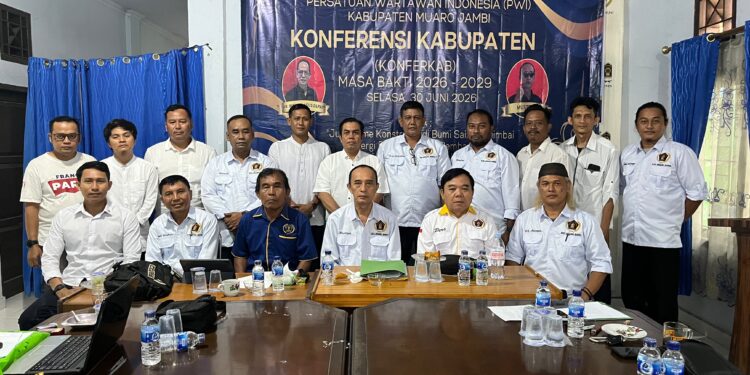 Konferkab PWI Muara Jambi Berlangsung Lancar, Mustopa Kembali Terpilih sebagai Ketua